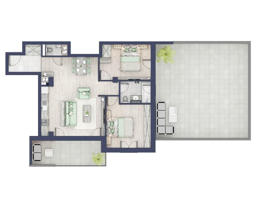 Apartament 3 camere, etaj 1, intabulare vara 2026 – fotografia 6 din 6