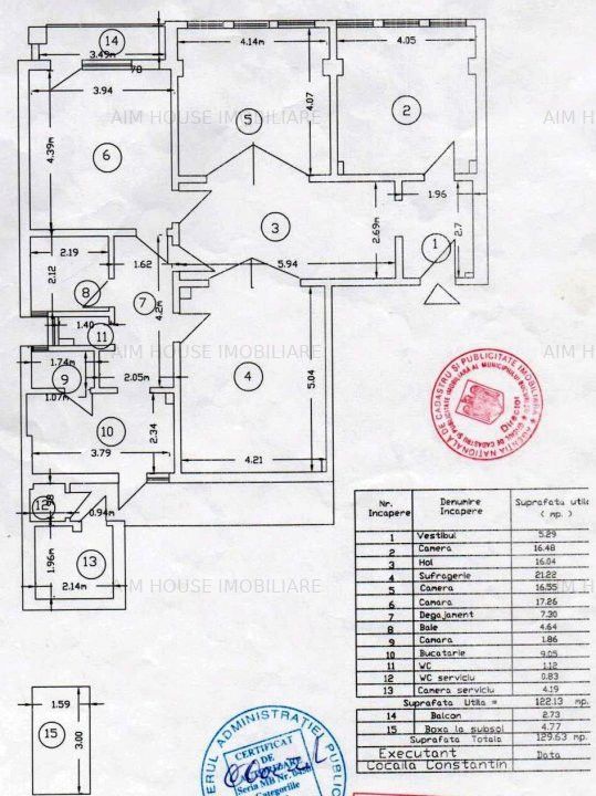 Unirii-Centru Vechi-Ap. 4 camere-bloc fara bulina. – fotografia 8 din 8