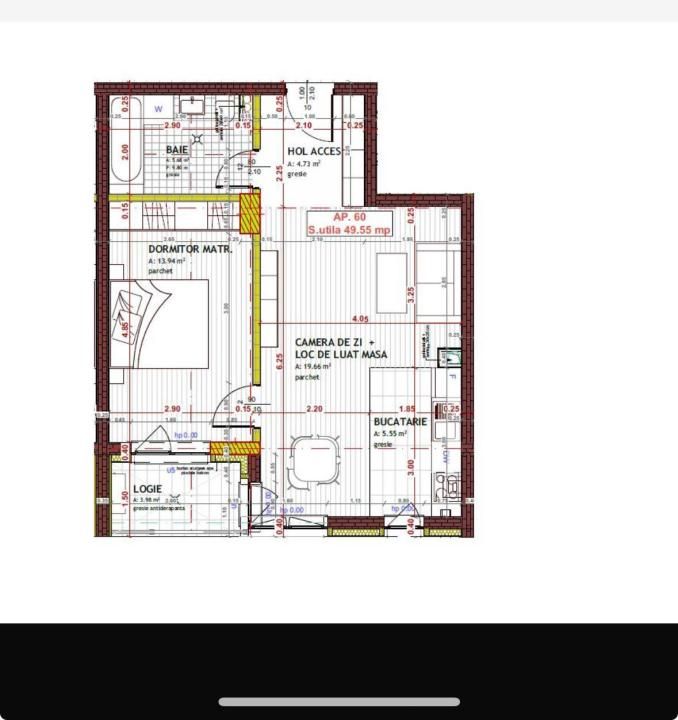 Apartament 2 camere, 55 mp, LUX, etaj 2, AC, lift, parcare, zona Somesului! – fotografia 8 din 8