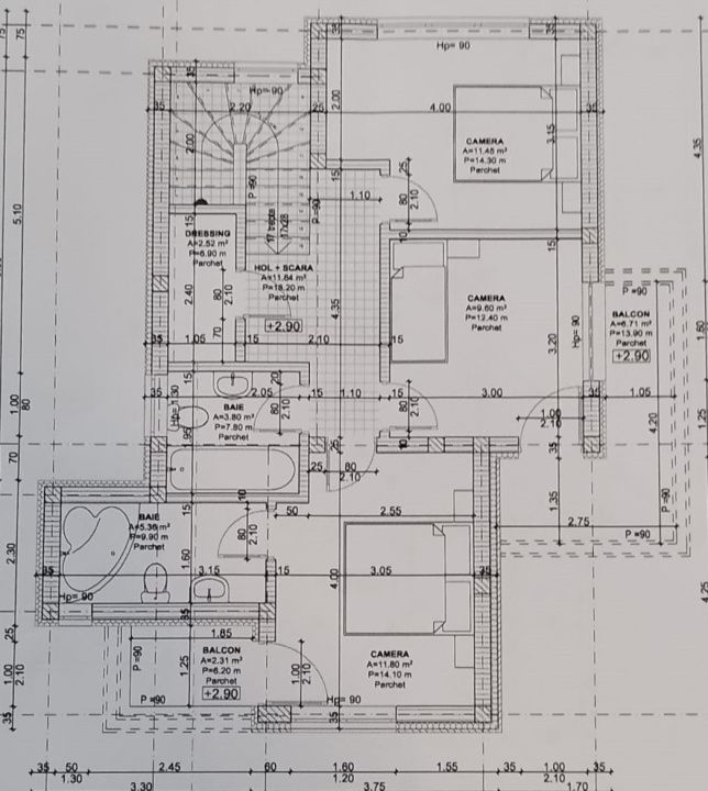 Casă individuala, 108 mp, teren 500 mp, zona Penny-Apahida – fotografia 7 din 7