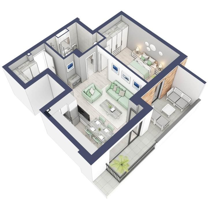 Apartament 2 camere, PARTER – fotografia 4 din 5