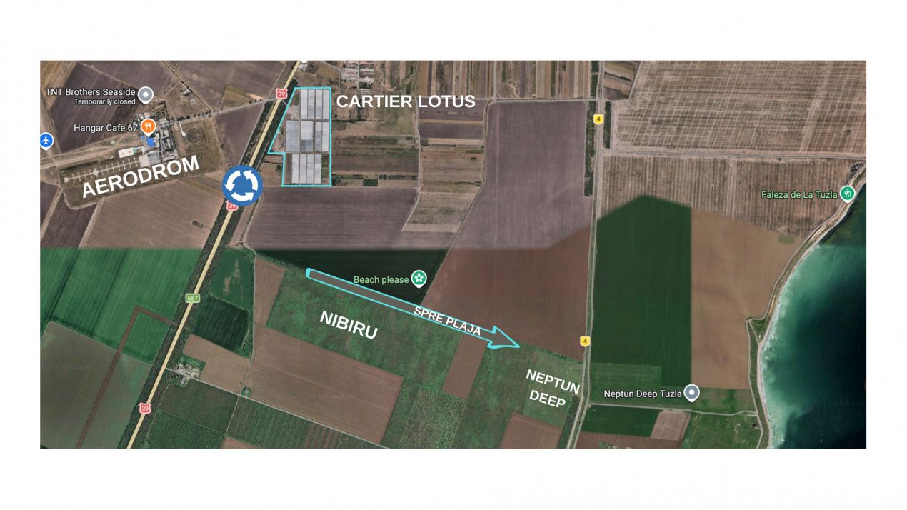 Teren intravilan pe partea cu Marea in zona Aerodrom TUZLA NIBIRU Costinesti – fotografia 11 din 22
