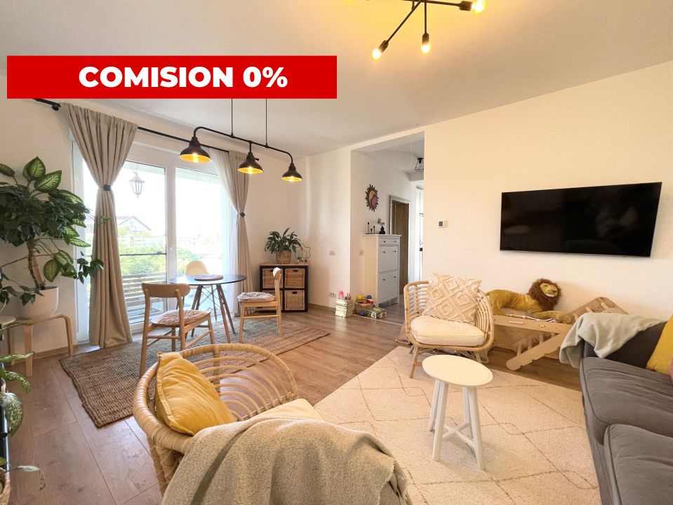 COMISION 0% Triplex pe colt, 90 mp utili, mobilat, utilat - Mosnita Veche – fotografia 1 din 14