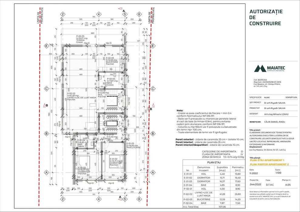 Teren 630 mp cu autorizație pentru două unități locative - Dambul Rotund – fotografia 6 din 8