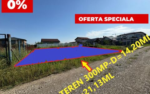 Teren 300mp-Stelelor-pretabil investitie/constructie casa-vila