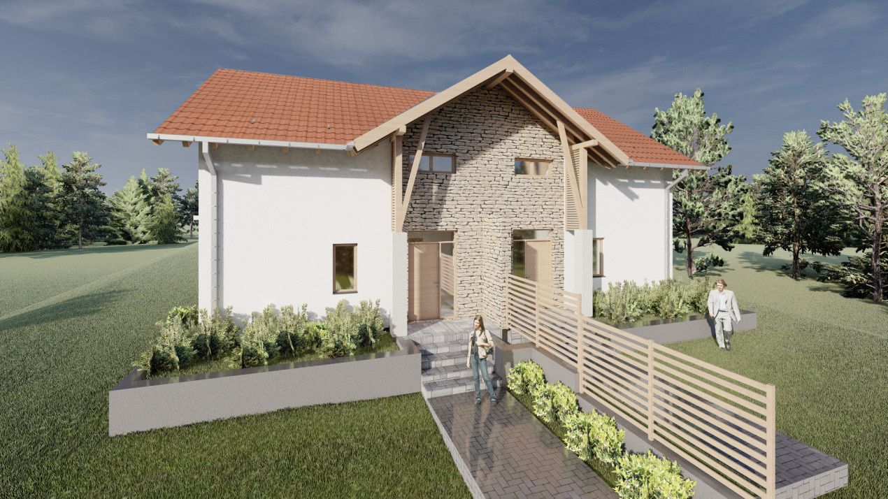 Duplex de vânzare, 120mp utili, 550mp teren pe unitate – fotografia 2 din 9