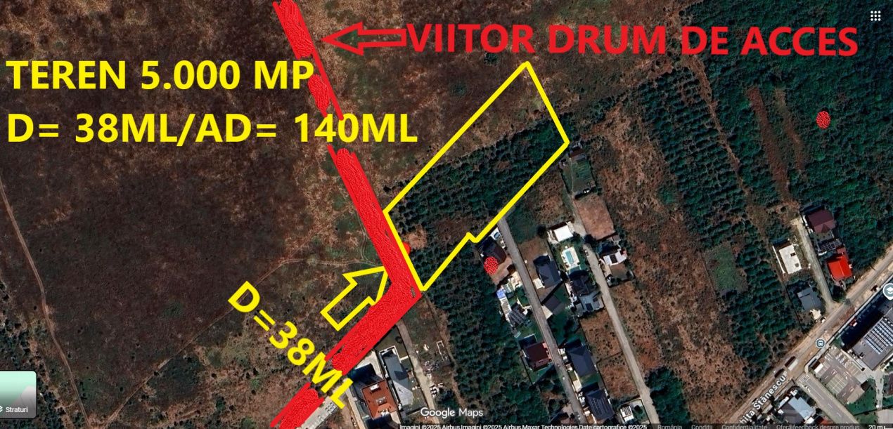 Mogosoaia-Teren 5.000 mp Str. Nichita Stănescu – Pretabil Proiect Imobiliar – fotografia 1 din 3