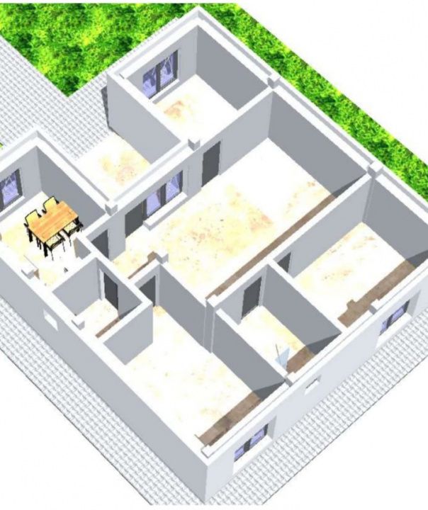 Casă nouă cu 4 camere și teren de 400 mp – La cheie - Cumpăna – fotografia 10 din 11