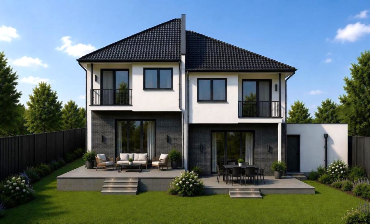 Duplex modern cu terasa si curte privata in Borhanci – fotografia 1 din 4