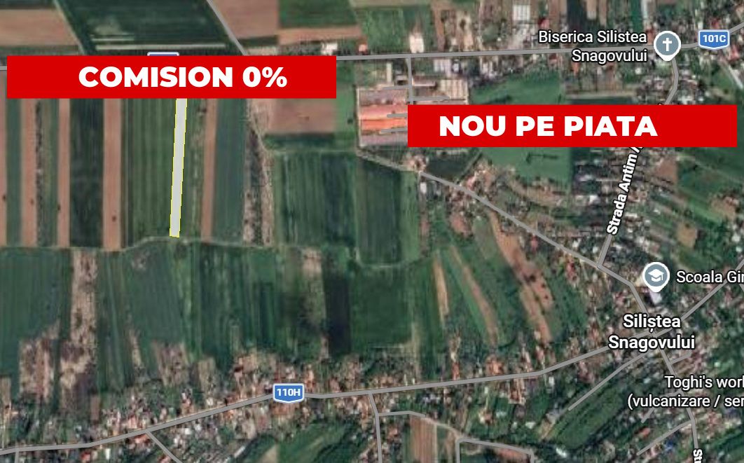 Teren extravilan | Siliștea Snagovului | 8500mp | Stradal – fotografia 1 din 2