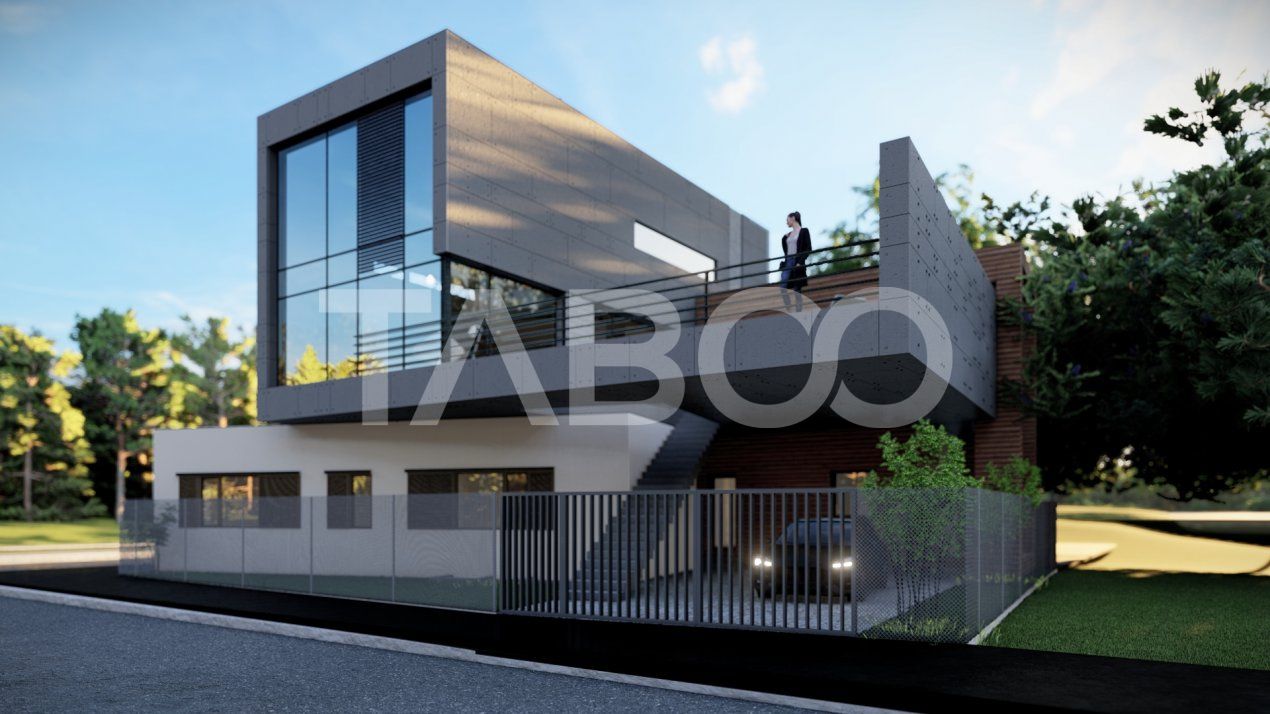 Casa individuala de vanzare cu terasa teren 320 mp zona Centrala Sibiu – fotografia 4 din 11
