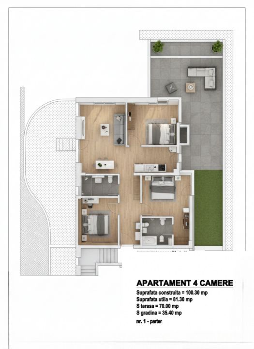 Spațiu comercial Emil Racoviță | 81 mp + terasă 70 mp – fotografia 3 din 17