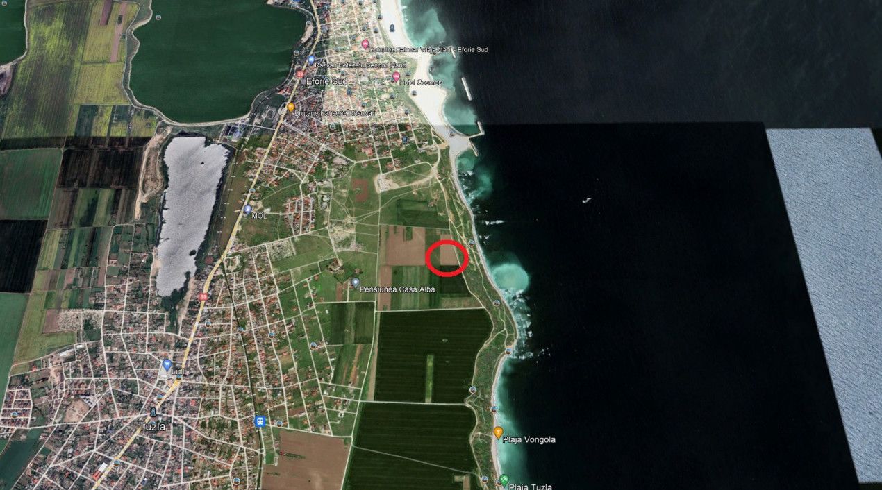 Teren de vanzare in Eforie Sud primul rand la Marea Neagra – fotografia 1 din 1