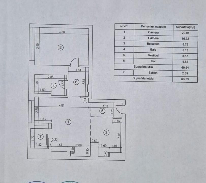 Apart 2 camere 63.33m2 | Cortina Residence - Horia Macelariu | Parc Herastrau – fotografia 10 din 10