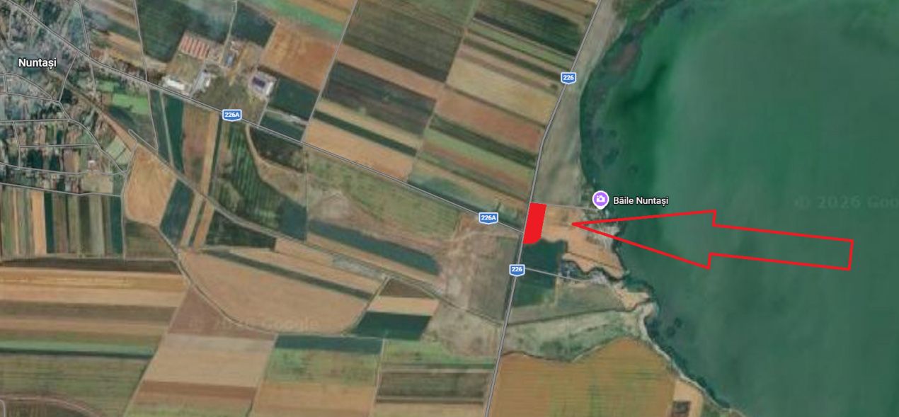 Teren intravilan de vânzare cu dubla deschidere de 277ML la Drum Judetean – fotografia 2 din 4