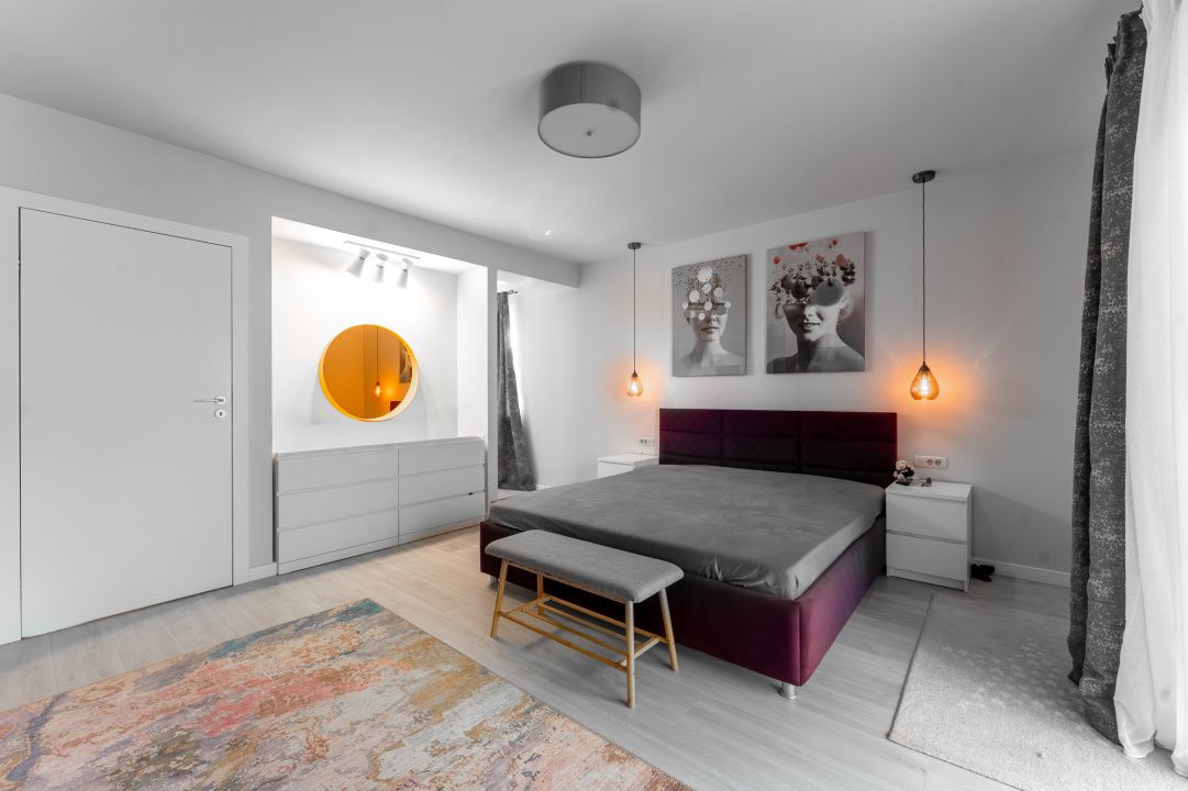 Vila 5 camere de inchiriat | American Village | Garaj | 5 min de OMV Pipera – fotografia 19 din 39
