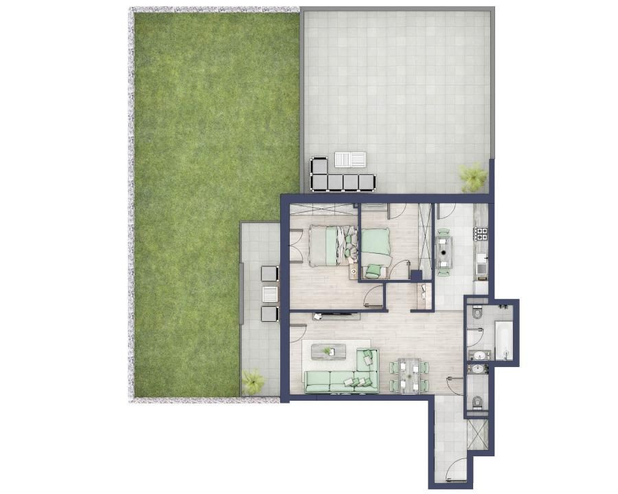 Apartament 3 camere, Parter, intabulare vara 2026 – fotografia 6 din 7