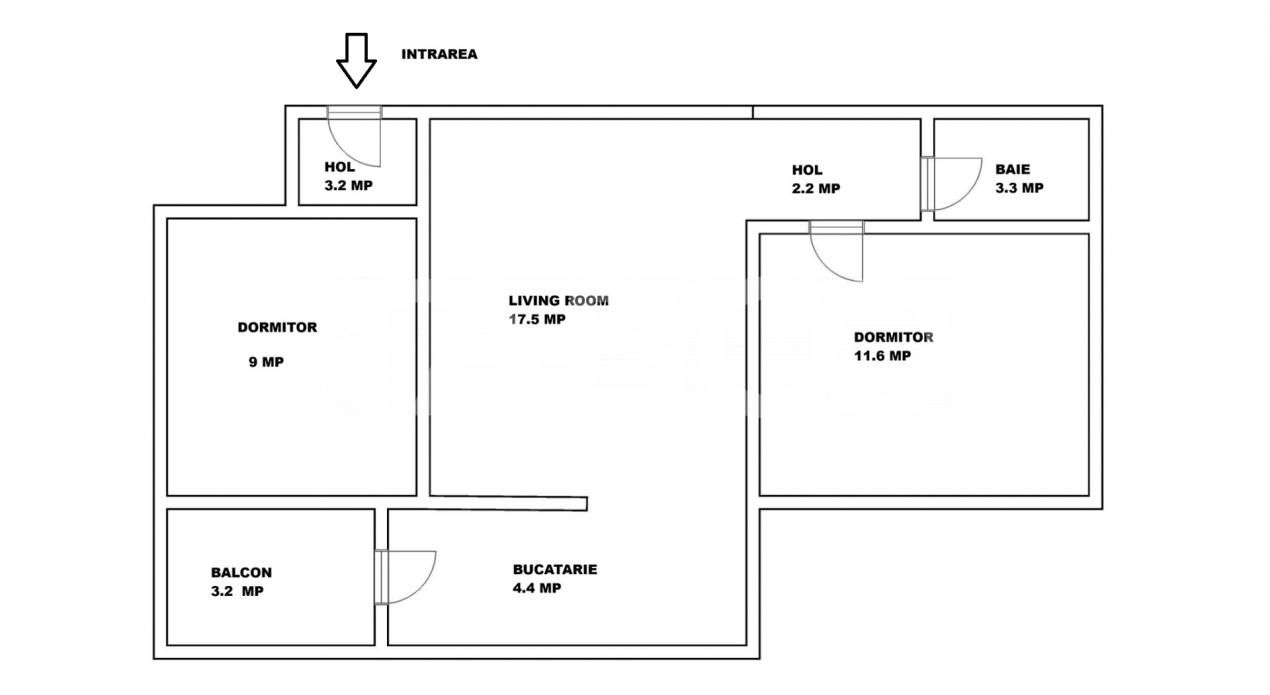 Apartament de vanzare cu 3 camere si balcon Mihai Viteazul lift – fotografia 5 din 22