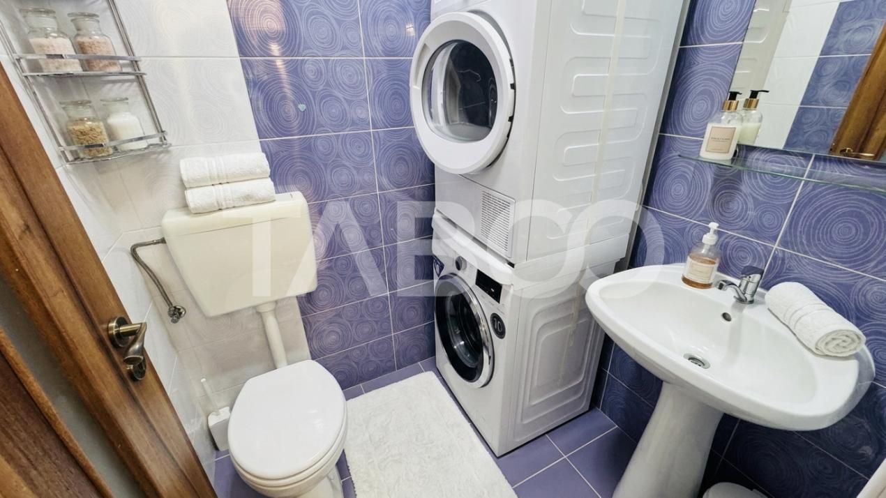 Apartament 3 camere de vanzare MOBILAT UTILAT 2 bai 1 parcare Selimbar – fotografia 9 din 12