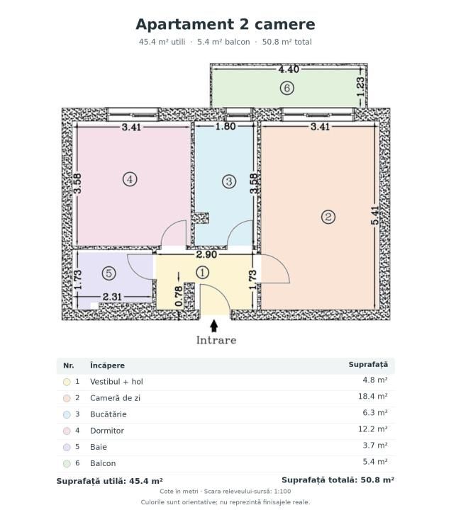 Apartament 2 camere 45mp | 0 Comision | Cosmopolis | Parcare | Vedere piscina – fotografia 5 din 31