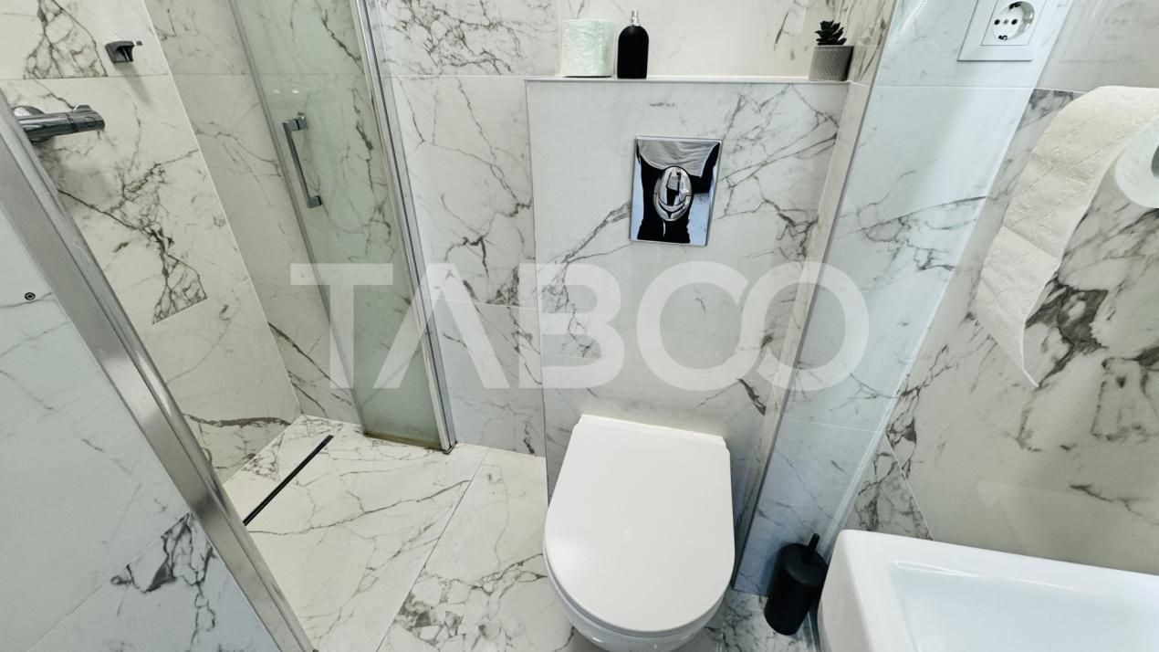 Penthouse cu terasa de 51mp de vanzare 3 camere 2 bai 1 parcare Sibiu – fotografia 9 din 10