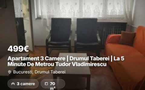 Apartament 3 Camere | Drumul Taberei | La 5 Minute De Metrou Tudor Vladimirescu