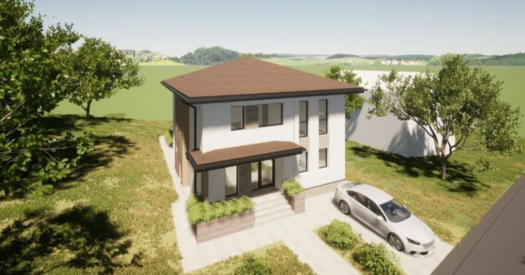 Casa individuala, 150 mp, 4 camere, teren 750 mp, zona Roata Faget! – fotografia 3 din 8