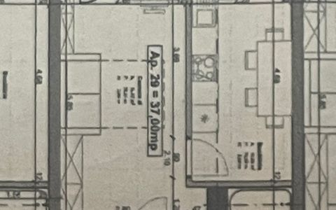 Apartament 1, 2 camere de vanzare semifinisat, parcare subterana, zona Terra!