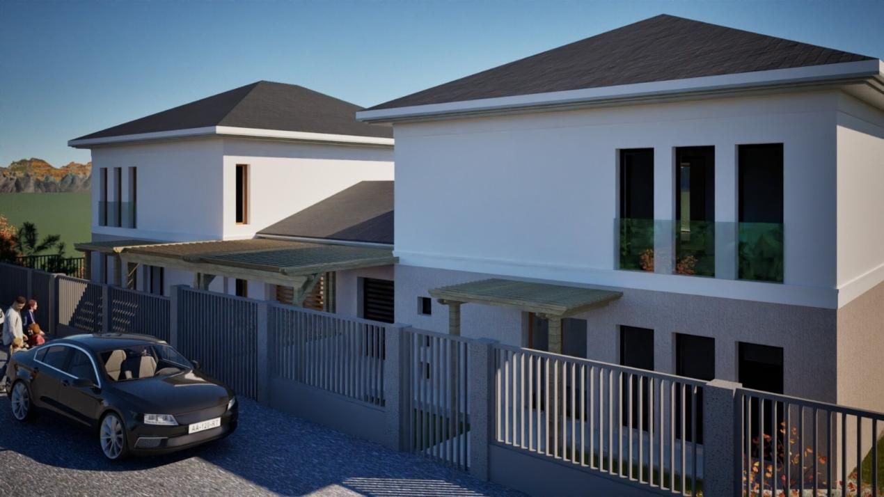 Teren 970 mp cu autorizație pentru 2 case Panorama deosebită, Zonă Ion Creanga – fotografia 1 din 13