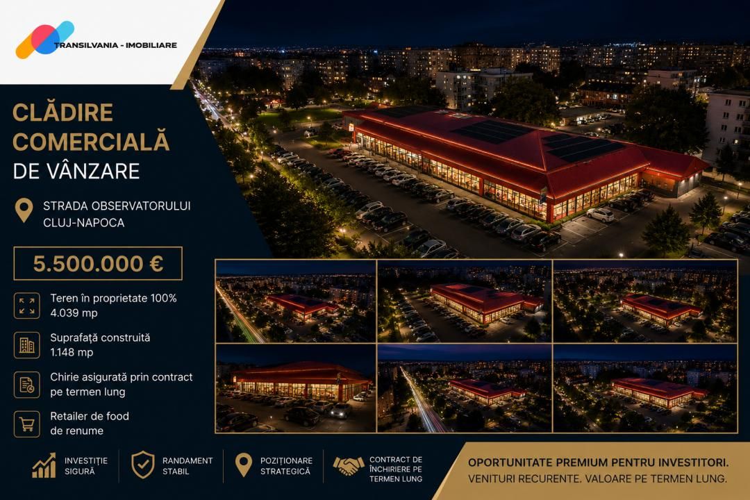 Activ comercial premium 4039mp, Investiție „core”, zona Zorilor – fotografia 2 din 4