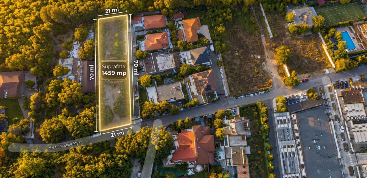 ✨Teren Băneasa - Stejarii | Ideal Bloc Boutique S+P+3E | Liniște & Exclusivism✨ – fotografia 1 din 7