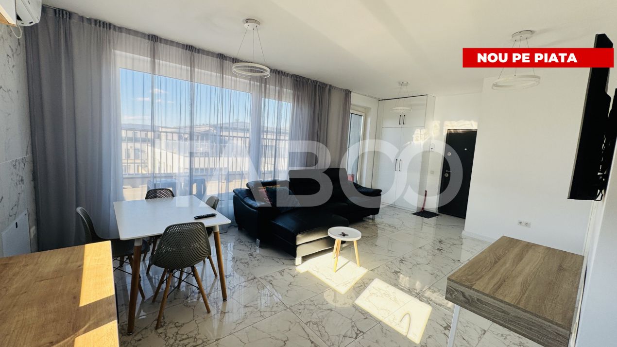 Penthouse cu terasa de 51mp de vanzare 3 camere 2 bai 1 parcare Sibiu – fotografia 4 din 10