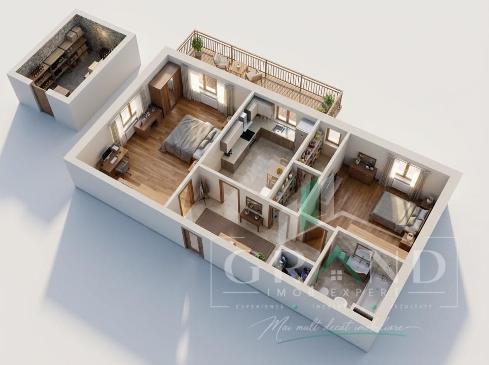 2 Camere Decomandate | Balcon | Etaj 6/10 | Orientare VEST | Manastur – fotografia 1 din 11