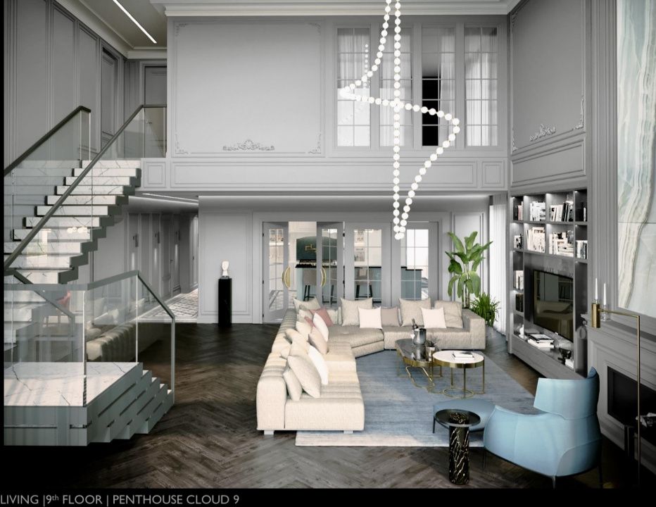 Cloud9 Residence | PENTHOUSE RAFINAT 800 mp cu 4 locuri parcare | – fotografia 1 din 55
