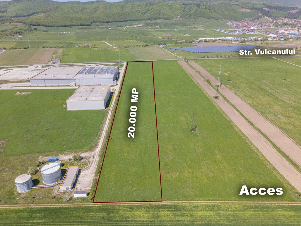 Teren industrial 20.000 mp langa WDP Industrial Park Codlea | 43 €/mp – fotografia 9 din 10