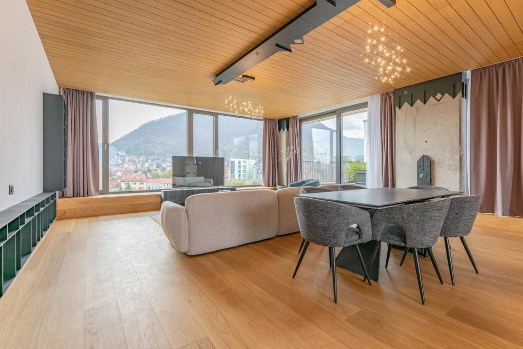 Penthouse Exclusivist cu Jacuzzi și Panoramă Superbă spre Tâmpa – fotografia 2 din 30