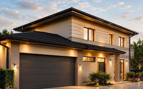 Casă individuală nZEB, 125 mp utili, garaj și teren 445 mp | Florești