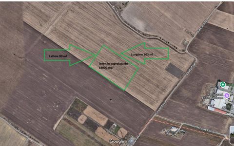 Teren extravilan de vanzare 18000 mp - zona Palas - propunere intravilan