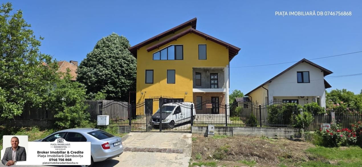 Vilă P+2 cu Spațiu Comercial și Teren 1000 mp – Răzvad, Dâmbovița – fotografia 1 din 17