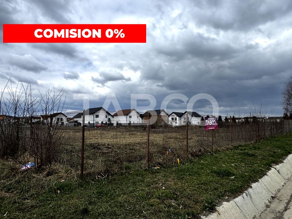 Teren intravilan de vanzare 825 mp cu PUZ deschidere la DN Sura Mica – fotografia 2 din 3