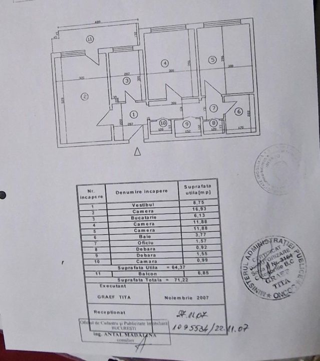 Apartament 3 camere - zona Gorjului – fotografia 7 din 7