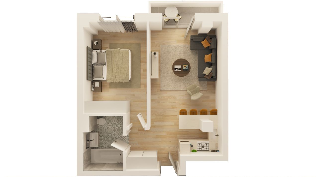Apartament 2 camere Trivale | Bloc Nou Finalizat – fotografia 6 din 9