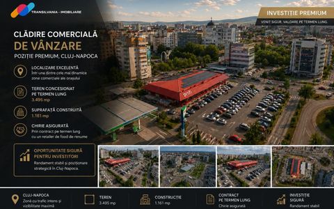 Activ comercial premium 3495mp, Investiție strategică, Marasti