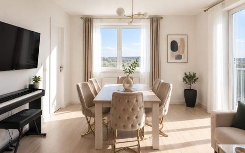 Apartament 73.6 mp. Novopolis cu terasă 23.4 mp. + parcare proprietate