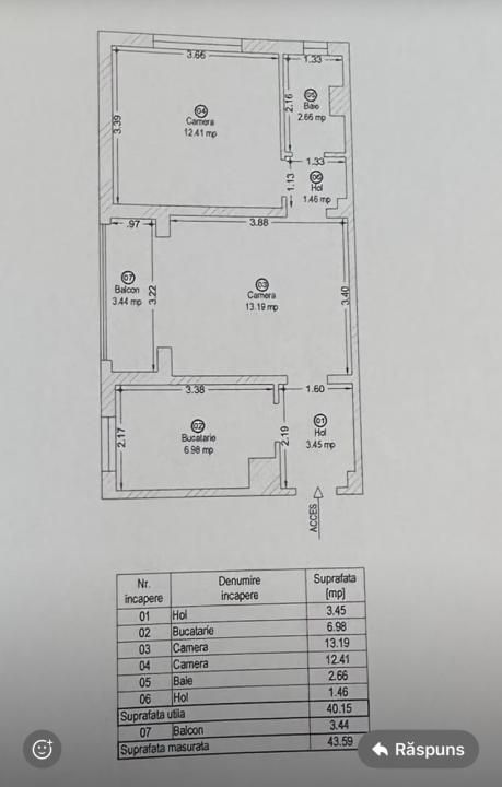 Apartament cu 2 camere - Torontalului, Iulius Mall - Timisoara – fotografia 10 din 10