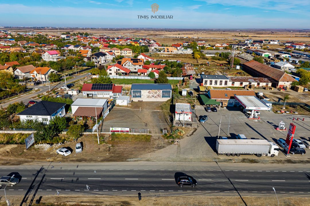 Hală 200 mp, teren 1.350 mp, acces direct DN6 – Remetea Mare – fotografia 1 din 15