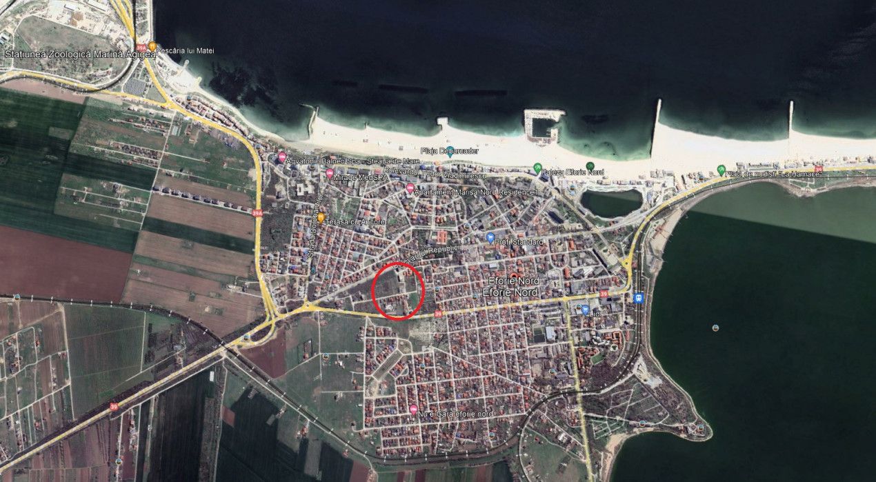 Teren de vanzare in Eforie Nord zona centrala – fotografia 1 din 1