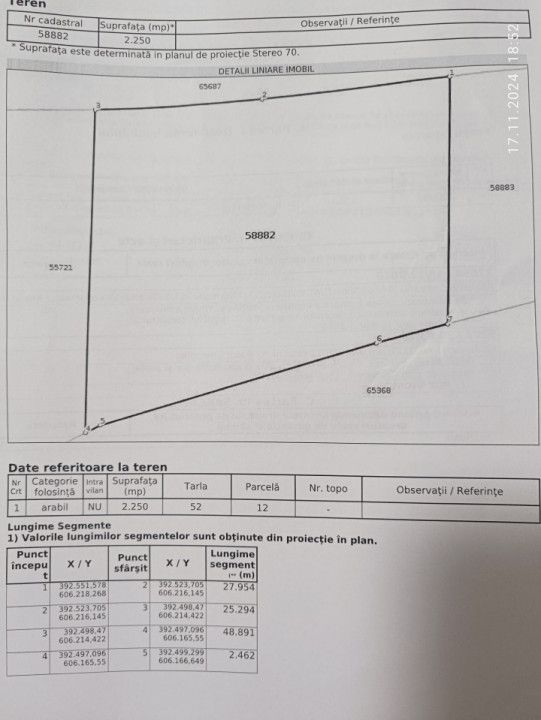 Teren extravilan, 2250 mp, in comuna Vultureni la ieșirea spre Borsa! – fotografia 7 din 7