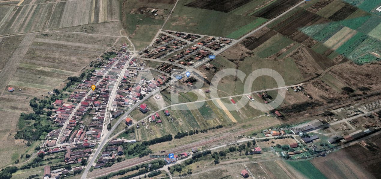 Teren intravilan de vanzare 596 mp Cristian Sibiu – fotografia 3 din 3