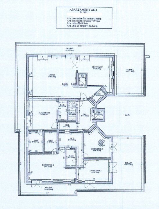 Unic pe etaj! Penthouse 5 camere, 482 mp, lift privat – Satul Francez – fotografia 55 din 55